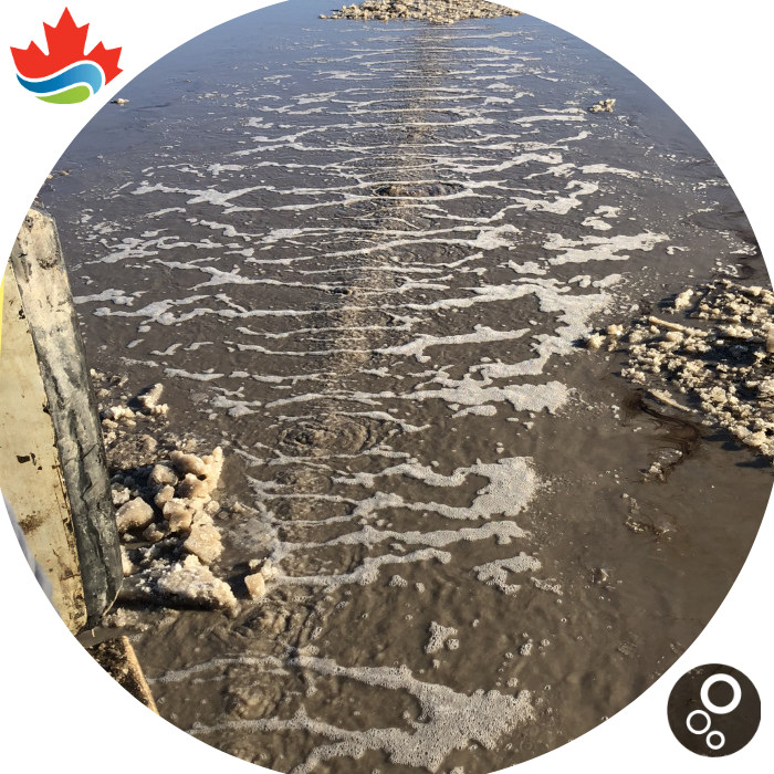 Aération des eaux de procédés