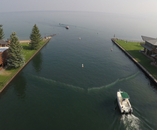 Bubble curtain sediment control